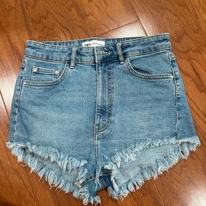 Zara denim shorts